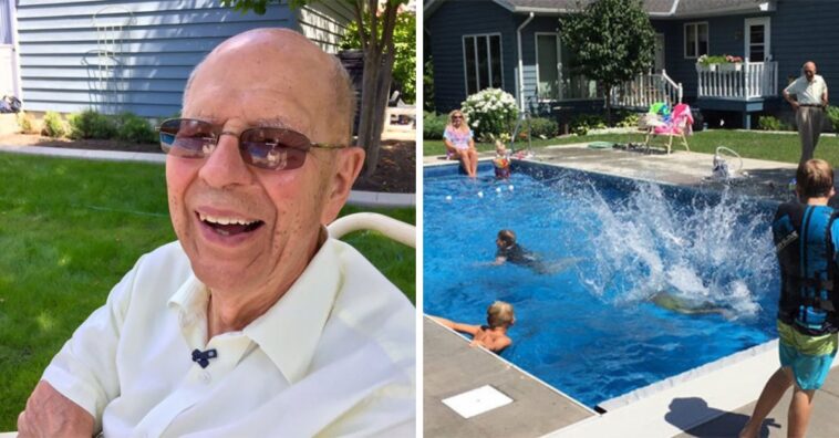 piscina para crianças do bairro