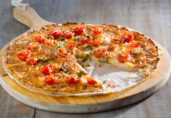 receita pizza saudável couve-flor