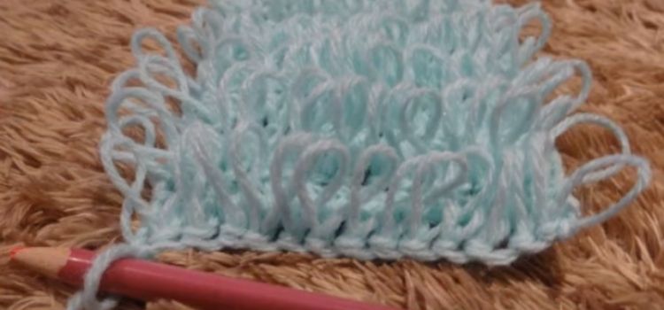 ponto lápis crochê