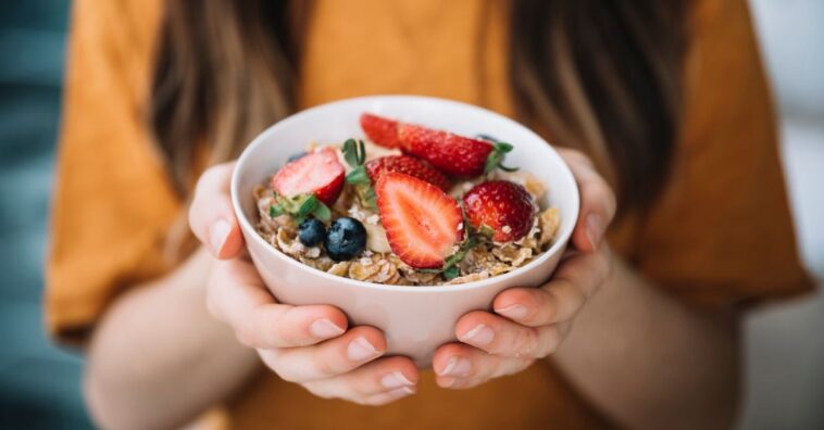 aveia no café da manhã