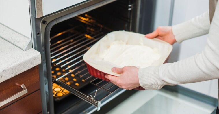 posição dos alimentos no forno