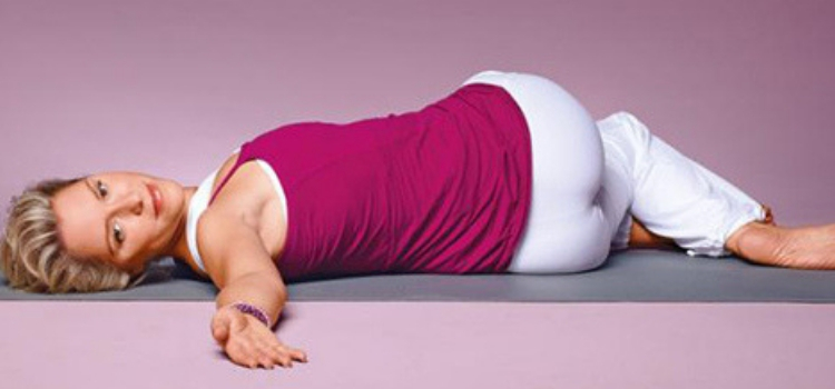 yoga postura coluna deitado
