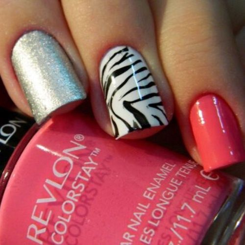 modelo prata com pink e zebra