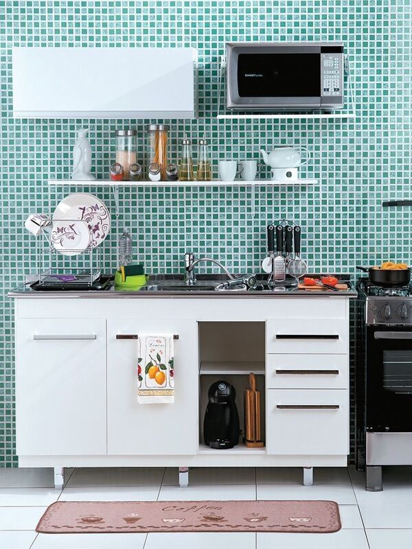 decoração de cozinha pequena prateleiras de cozinha