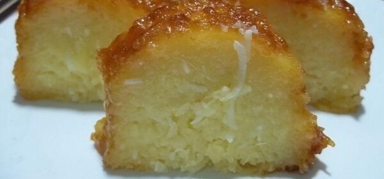 receita de pudim de mandioca e coco