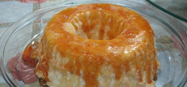 receita de pudim de sorvete de coco