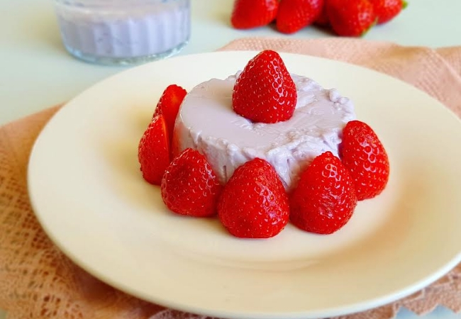 receita de pudim saudável fácil