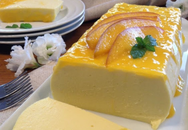 pudim saudável de queijo