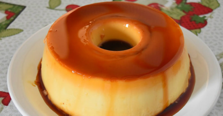 pudim sem leite condensado