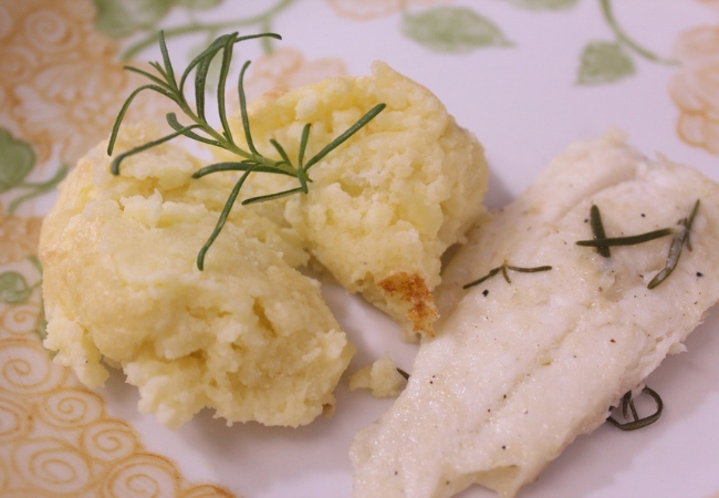 receita de purê de batata e claras