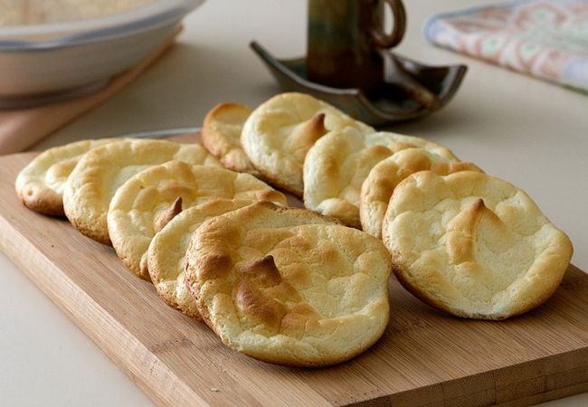 pão nuvem de cream cheese