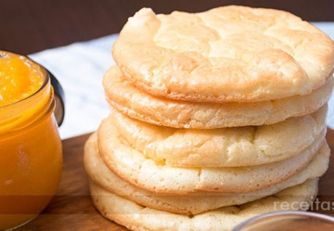 pão nuvem de queijos