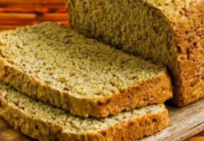 pão sem gluten linhaça dourada