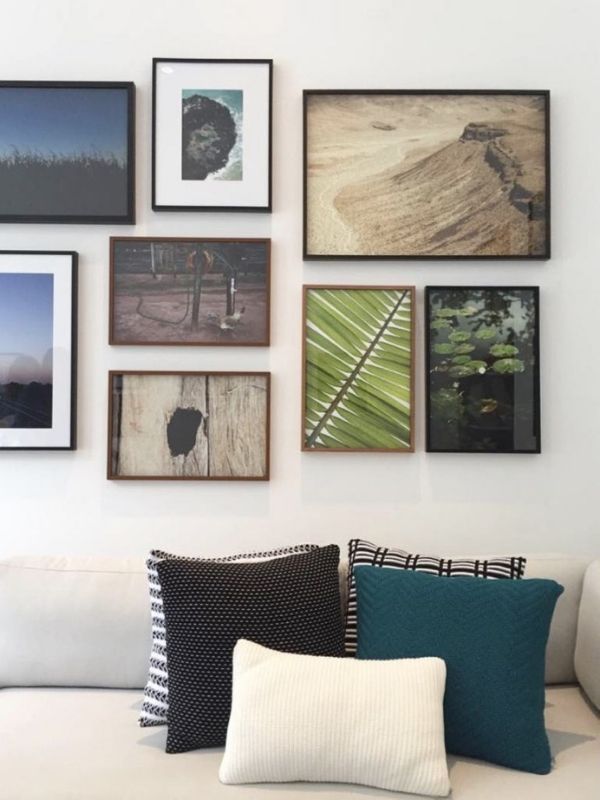 decoração criativa com quadros