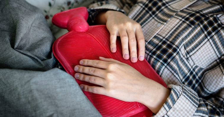 sintomas de menstruação