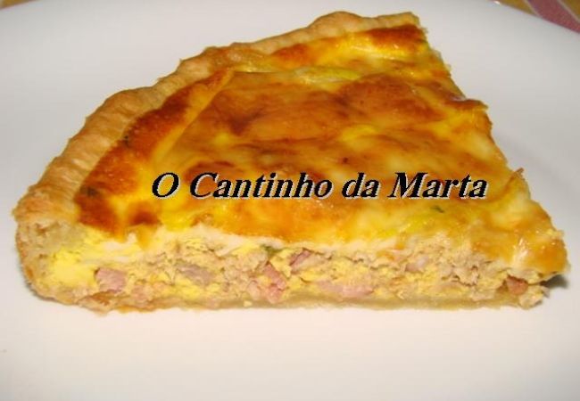 receita de quiche de atum com bacon