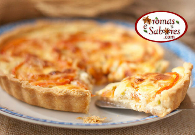 receita de quiche de queijo com abobrinha