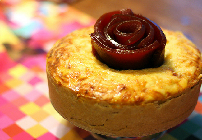 receita de quiche de queijo com goiabada