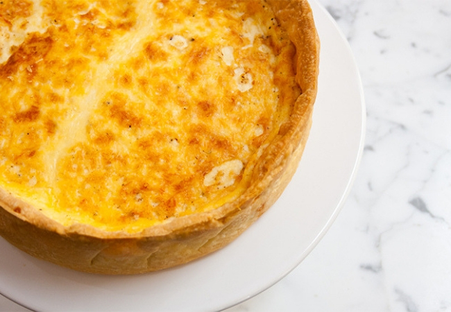 quiche de queijo de minas