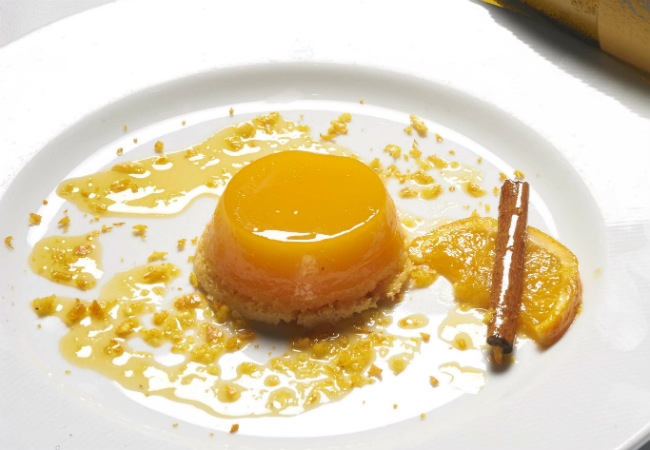 quindim de liquidificador de laranja