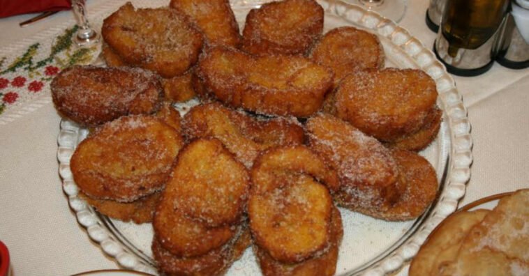 rabanada com vinho tinto