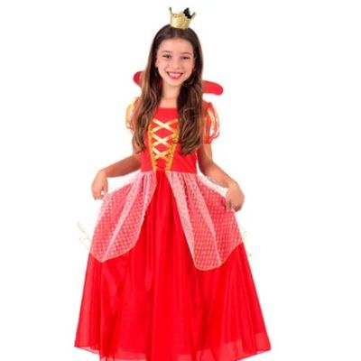 fantasia de carnaval infantil rainha