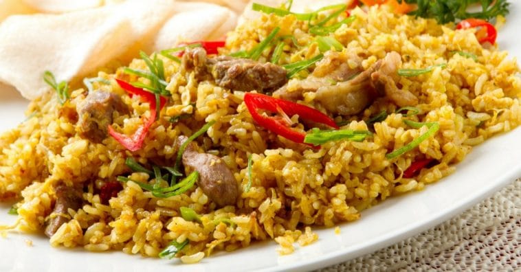 receita de arroz à carbonara