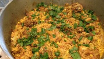 receita de arroz caipira