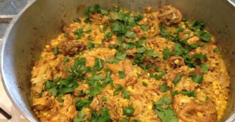 receita de arroz caipira