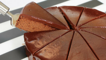 bolo de chocolate na panela de pressão