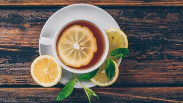 chá de casca de limão