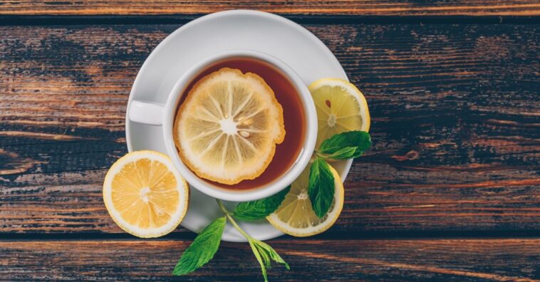 chá de casca de limão
