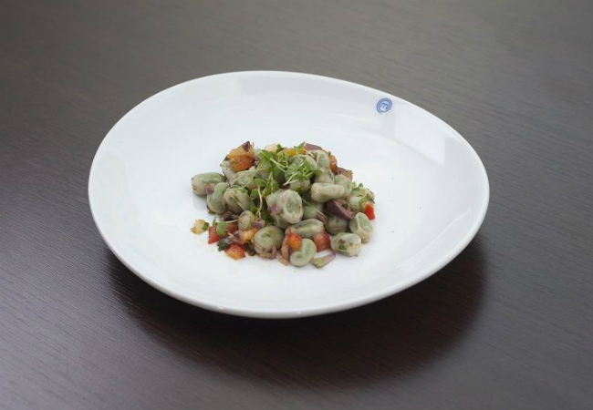 receita de fava salada