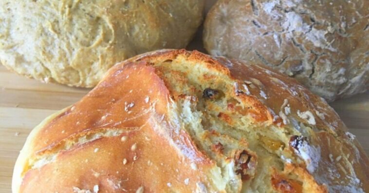 receita de pão sem amassar