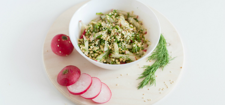 receita salada de rabanete