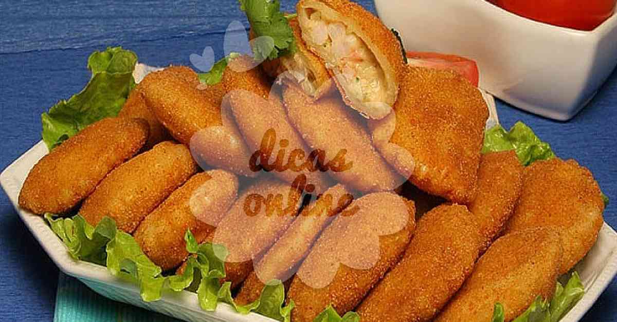 Receita de risole de camarão