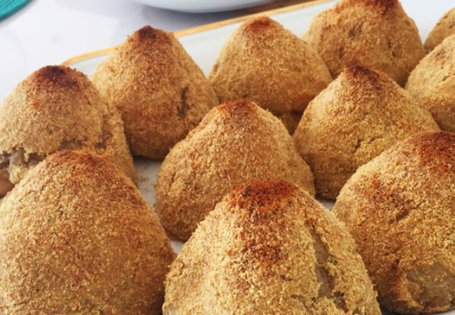 ideias de receitas com batata-doce coxinha