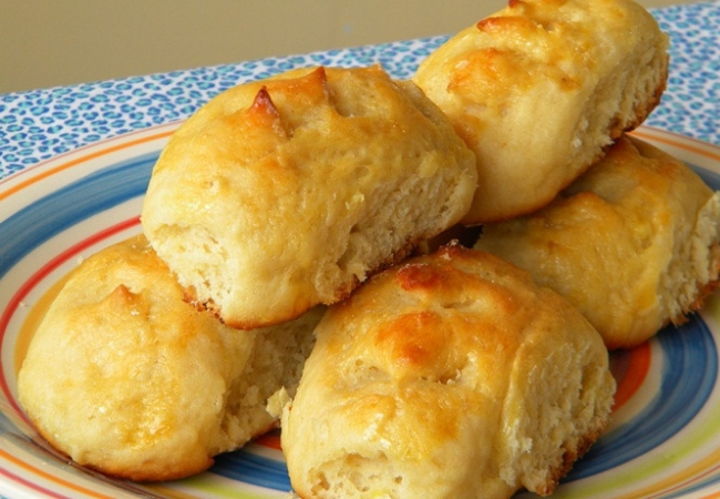 ideia de receitas com batata-doce pao