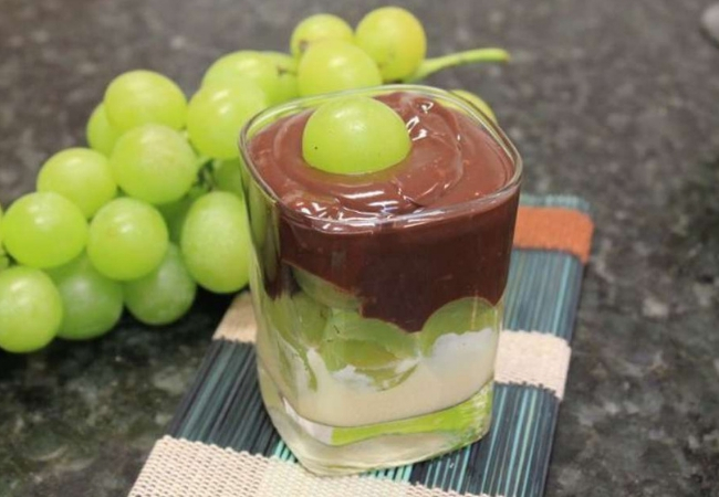 fazer receitas com fruta do verao gelado uva