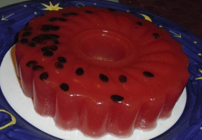 fazer receitas com fruta do verao gelatina melancia