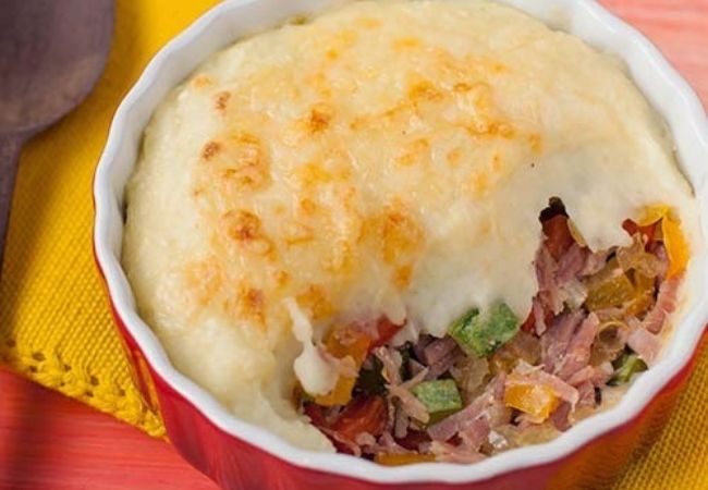 receitas com fruta-pão tipo escondidinho