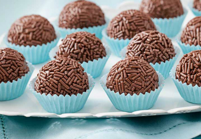 receitas com leite moça brigadeiro