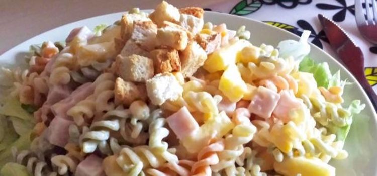 receitas com maionese salada macarrão