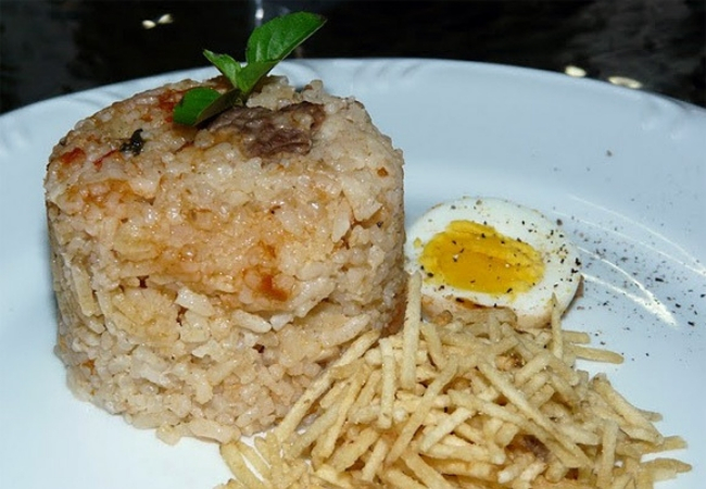 receitas com ovo cozido arroz cremoso