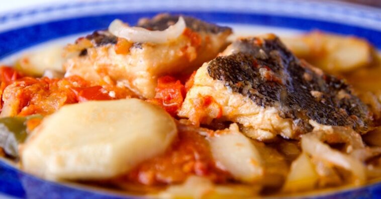 bacalhau com creme de leite