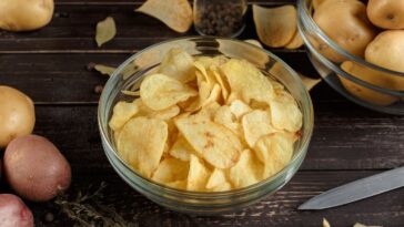 batata frita em rodela