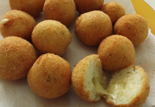 receitas de bolinho de arroz com queijo