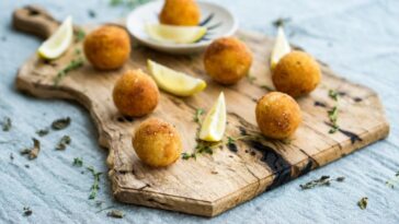 bolinho de batata com carne moída