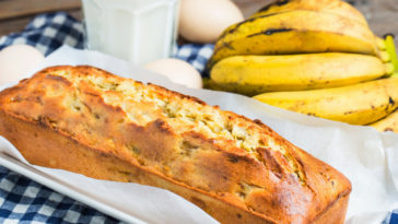 bolo de banana fit