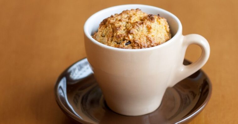 bolo de caneca de limão